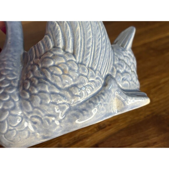 Set of 2‎ Vintage Redwing USA Swan Planter Blue MCM Ceramic 259 Blue Vase EUC - Picture 9 of 12